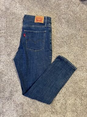 Levi's Women's Skinny Jeans - Dark Blue Denim